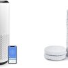LEVOIT Air Purifiers for Home Large Room Up to 1980 Ft² in 1 Hr With Air Quality & LV-H128 Air Purifier Replacement, 3-in-1 Pre-Filter, Capture Dust Smoke Pollen, Activated Car 3