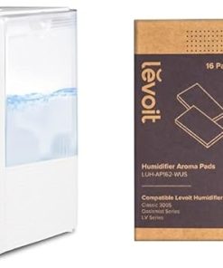 LEVOIT Humidifier Bundle with OasisMist4.5L Smart Warm & Cool Mist Humidifier, Aroma Pads 16 Pack