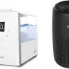 LEVOIT Humidifiers for Bedroom, Quiet (3L Water Tank) Cool Mist Top Fill Essential Oil Diffuser & Air Purifiers for Home Large Room, HEPA Filter Cleaner with Washable Filter for Allergies 4