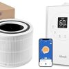 LEVOIT Air Purifier Filter Core 300 & Ultrasonic Humidifier LV600HH 6L Warm Cool Mist Home Large Room 4