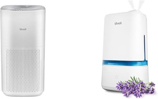 LEVOIT Air Purifiers for Home Large Room, Covers Up to 3175 Sq. Ft & 4L Humidifiers for Bedroom Large Room & Essential Oil Diffuser, Quiet Cool Mist