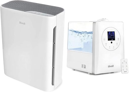 LEVOIT Air Purifiers for Home Large Room, HEPA Filter Cleaner with Washable Filter & Humidifiers for Bedroom Large Room Home, 6L Warm and Cool Mist Ultrasonic Air Vaporizer