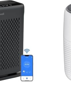 LEVOIT Air Purifiers for Home Large Room Bedroom Up to 1110 Ft² with Air Quality and Light Sensors & Air Purifiers for Bedroom Home, 3-in-1 Filter Cleaner with Fragrance Sponge for Sleep, Smoke