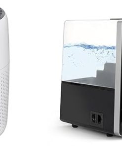 LEVOIT Air Purifier and Ultrasonic Humidifier Bundle with 3-in-1 Filter, Fragrance Sponge, Warm Cool Mist, Auto Mode, Remote Control