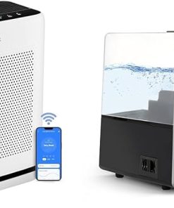 LEVOIT Air Purifiers for Home Large Room Up to 1900 Ft² in 1 Hr with Washable Filters & LV600HH 6L Warm and Cool Mist Ultrasonic Humidifier