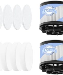 LEVOIT LVAC-200 Vacuum Cleaner Replacement Filter, 4 Pre-Motor Filters 2 Post-Motor Filters, White