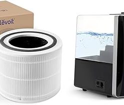 LEVOIT Air Purifier Filter Core 300 & Ultrasonic Humidifier LV600HH 6L Warm Cool Mist Home Large Room