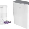 LEVOIT Humidifiers for Bedroom, Quiet (3L Water Tank) Cool Mist Top Fill Essential Oil Diffuser & Air Purifiers for Home Large Room, HEPA Filter Cleaner with Washable Filter for Allergies