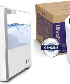 LEVOIT LV600S Smart Warm and Cool Mist Humidifiers for Home Bedroom Large Room & Core 200S Air Purifier Replacement Filter, 3-in-1 Filter, High-Efficiency Activated Carbon