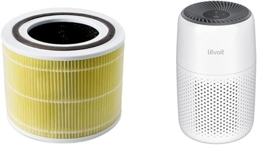 LEVOIT Core 300 Air Purifier Pet Allergy Replacement Filter + LEVOIT Air Purifiers for Bedroom Home