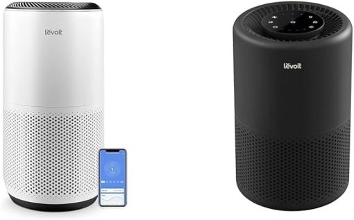 LEVOIT Air Purifiers for Home Large Room Up to 1980 Ft² in 1 Hr With Air Quality Monitor & Air Purifier for Home Bedroom, Smart WiFi Alexa Control, Covers up to 915 Sq.Foot