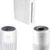 LEVOIT Air Purifiers With Air Quality Monitor for Home Large Room, Vital 200S & Core 400S Black 4