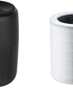 LEVOIT Air Purifiers For Bedroom Home, 3-in-1 Filter Cleaner With Fragrance Sponge For Better Sleep & Core 600S Air Purifier 3-in-1 Replacement Filter, Core 600S-RF, 1Pack, White