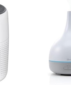 LEVOIT Air Purifiers for Bedroom Home, 3-in-1 Filter Cleaner with Fragrance Sponge & Essential Oil Diffuser, Aromatherapy Diffuser for Essential Oils, Cool Mist Humidifier,300ml