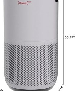 LEVOIT Air Purifiers for Home Large Room Up to 1980 Ft² in 1 Hr With Air Quality Monitor, Smart WiFi and Auto Mode, 3-in-1 Filter Captures Pet Allergies, Smoke, Dust, Pollen, Core 400S, Gray 2
