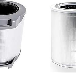 LEVOIT LV-H134 Air Purifier Replacement Filter, HEPA and High-Efficiency Activated Carbon Filters & Core 400S Air Purifier HEPA Replacement Filter, Core400S-RF, 1Pack, White