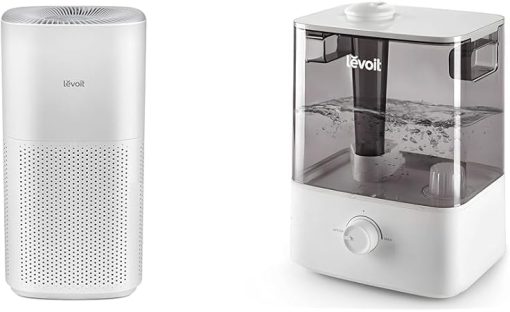 LEVOIT Air Purifiers for Home Large Room, Covers Up to 3175 Sq. Ft & Classic300 Ultrasonic Top Fill Humidifier, Extra Large 6L Tank Last 60-Hour