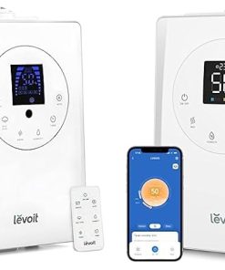 LEVOIT Humidifiers for Bedroom Large Room Home, 6L Warm and Cool Mist Ultrasonic Air Vaporizer for Plants & LV600S Smart Warm and Cool Mist Humidifiers for Home Bedroom Large Room, (6L)