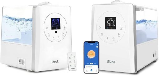 LEVOIT Humidifiers for Bedroom Large Room Home, 6L Warm and Cool Mist Ultrasonic Air Vaporizer for Plants & LV600S Smart Warm and Cool Mist Humidifiers for Home Bedroom Large Room, (6L)