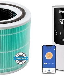 LEVOIT Core 300 Air Purifier Toxin Absorber Replacement Filter, 3-in-1 Filter & Humidifiers for Bedroom Home, Smart Warm and Cool Mist Air Humidifier for Large Room