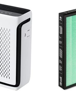 LEVOIT Air Purifiers for Home Large Room Bedroom Up to 1110 Ft² with Air Quality and Light Sensors & Vital 100S Air Purifier Toxin Absorber Replacement Filter