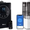 LEVOIT Humidifiers for Bedroom Large Room Home, Gray & Humidifiers for Bedroom Large Room 6L Warm and Cool Mist for Families Plants with Built-in Humidity Sensor, Essential Oil, White 3