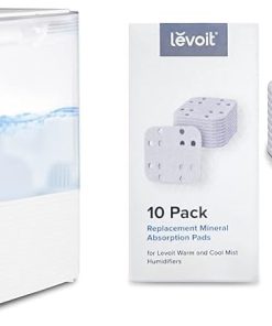 LEVOIT Humidifiers for Bedroom Home OasisMist4.5L White Bundle with 10-Pack Replacement Filters Compatible with LV600S LV600HH OasisMist450S