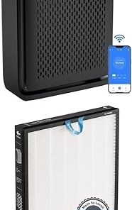 Bundle of LEVOIT Air Purifiers Vital 100S-P, Black + LEVOIT Vital 100S Air Purifier Replacement