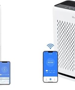 Levoit Air Purifiers for Home Large Room Up to 1980 Ft2 and 1110 Ft2 with Air Quality Monitor, Smart WiFi, Auto Mode, HEPA Filter Captures Allergies, Dust