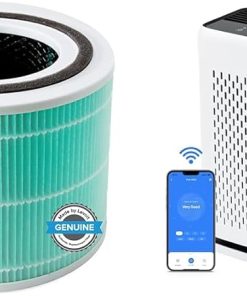 LEVOIT Core 300 Air Purifier Toxin Absorber Replacement Filter, 3-in-1 Filter & Air Purifiers for Home Large Room Bedroom Up to 1110 Ft² with Air Quality and Light Sensors,