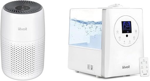 LEVOIT Air Purifiers for Bedroom Home, 3-in-1 Filter Cleaner with Fragrance Sponge for Better Sleep & Humidifiers for Bedroom Large Room Home