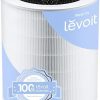 LEVOIT Core 600S-P Air Purifier 3-in-1 Replacement Filter, Supports HEPA Sleep Mode, Core600S-RF, 1 Pack, White