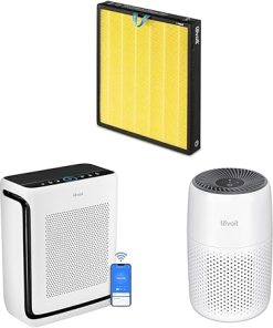 LEVOIT Vital 200S-P Pet Allergy Air Purifier Replacement & Air Purifiers & Air Purifiers for Bedroom Home