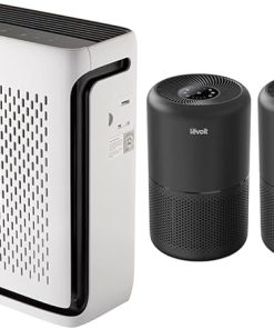 LEVOIT Air Purifiers for Home Large Room Bedroom Up to 1110 Ft² with Air Quality & Air Purifier for Home Allergies Pets Hair in Bedroom, Covers Up to 1095 Sq.Foot
