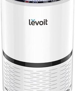 LEVOIT Air Purifiers for Home, AHAM VERIFIDE, High-Efficiency Filter for Smoke, Dust, Pollen, and Odors in Bedroom, Office, or Nursery, Optional Night Light, Quiet Operation, LV-H132, White