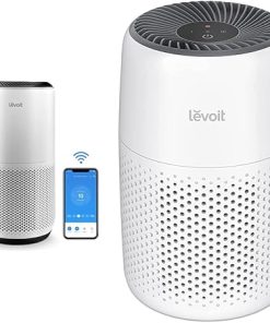 LEVOIT Air Purifiers, 1005 sq.ft, White & Air Purifiers for Bedroom Home, HEPA Freshener Filter Small Room Cleaner with Fragrance Sponge, White