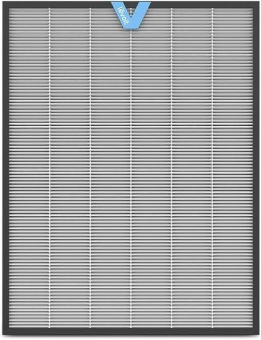 LEVOIT Genuine EverestAir-P Air Purifier Air Filter Replacement, Lasts for 12 -15 Months, Supports HEPA Sleep Mode, Efficient 3-In-1 Washable Filters, EverestAir-RF, 1 Pack, Black