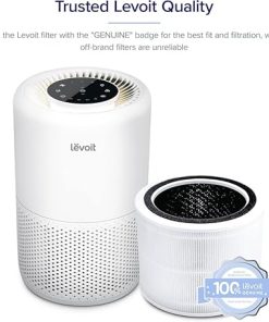 LEVOIT Core 200S-P Replacement Filter, Genuine Core 200S-RF Air Purifier Filters, Supports HEPA Sleep Mode, High-Efficiency Activated Carbon for Removal of Smoke, Odor, Allergens, Pollen, 1 Pack 2