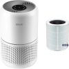 LEVOIT Air Purifier for Home Allergies Pets Hair in Bedroom & LV-H126 Air Purifier Replacement Filter, HEPA Filter, High-Efficiency Activated Carbon Filter, 3 Extra Pre-Filters, LV-H126-RF,Black 3