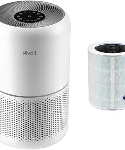 LEVOIT Air Purifier for Home Allergies Pets Hair in Bedroom & Core 600S Air Purifier Smoke Remover Replacement Filter, 4-in-1 Filter and Activated Carbon, Core 600S-RF-SR, 1 Pack