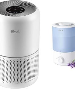LEVOIT Air Purifier for Home Allergies Pets Hair in Bedroom, Covers Up to 1095 ft² & Dual 150 Humidifiers for Bedroom Large Room