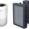LEVOIT Air Purifiers for Home Large Room Bedroom Up to 1110 Ft² with Air Quality and Light Sensors & Vital 100S Air Purifier Toxin Absorber Replacement Filter 3