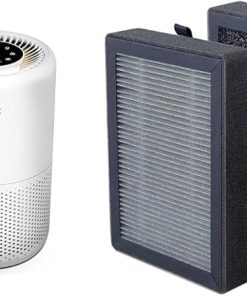 LEVOIT Air Purifier for Home Bedroom & LV-H128 Air Purifier Replacement, 3-in-1 Pre-Filter, Capture Dust Smoke Pollen, Activated Carbon, 3-Stage Filtration System, 2 Piece Set, LV-H128-RF, 1 Pack