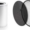 LEVOIT Air Purifier Smoke Remover Replacement Filter, Blue, 1 Count (Pack of 1) & Core 300 Air Purifier Toxin Absorber Replacement Filter, 3-in-1 True HEPA, 1 Pack, Green 4