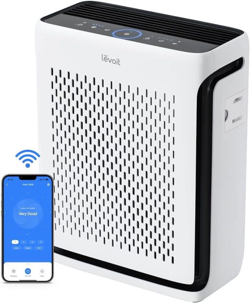 LEVOIT Air Purifiers and Replacement Filters for Home Large Rooms Up to 1110 Ft2 with Air Quality Sensors, Smart WiFi, HEPA, for Pets, Allergies, Dust - Image 2