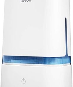 LEVOIT 4L Humidifiers for Bedroom Large Room & Essential Oil Diffuser, Quiet Cool Mist for Home, Baby and Plants, Last up to 40Hours, Dual 360° Rotation Nozzles, Handle Design, Auto Shut Off, Blue