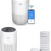 LEVOIT Air Purifiers for Bedroom Home, HEPA Filter Cleaner – White & Air Purifier for Home Allergies, Pets Hair 4