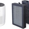 LEVOIT Air Purifier for Home Allergies Pets Hair in Bedroom & Vista 200 Air Purifier Replacement Filter, 3-in-1 HEPA, High-Efficiency Activated Carbon, Vista200-RF, 2 Pack, Black 4