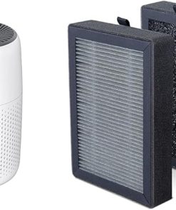 LEVOIT Air Purifiers for Bedroom Home & LV-H128 Air Purifier Replacement, 3-in-1 Pre-Filter, Capture Dust Smoke Pollen, Activated Carbon, 3-Stage Filtration System, 2 Piece Set, LV-H128-RF, 1 Pack