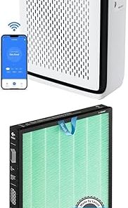 Bundle of LEVOIT Air Purifiers Vital 100S-P, White + LEVOIT Vital 100S-P Toxin Absorber Air Purifier Replacement 2